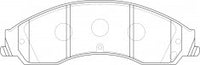 NIBK, Brake Pad, DB1778, PN0618, BENDIX AUS