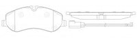 NIBK, Brake Pad, 1 763 915, PN0667W, FORD
