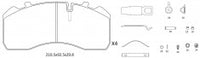 NIBK, Brake Pad, 2992336, PN0909, IVECO
