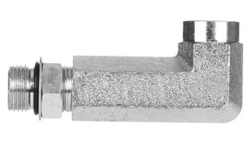 6805L-16-16 - 90Â° Elbow, 1" ORB Male x 1" NPTF Female hydraulic fittings (081253)
