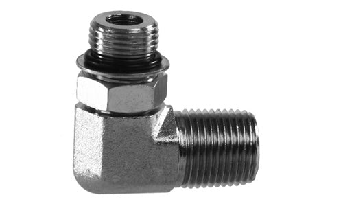6806-32-32 - 90Â° Elbow, 2" ORB Male x 2" NPTF Male hydraulic fittings (081267)