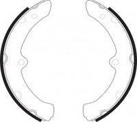 NIBK, Brake Shoes, NR-1060, FN2296, AKEBONO