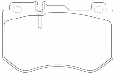 NIBK, Brake Pad, D1862-9091, PN0584, FMSI