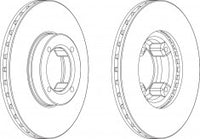 Rotor Disc, NIBK, 561431B, RN1336V, BENDIX (019073)