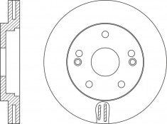 แผ่นโรเตอร์, NIBK, 51712-2L500, RN1547V, HYUNDAI (017425)