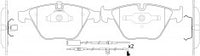 ผ้าเบรค NIBK DB1498 PN0222W BENDIX AUS (016678)