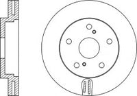 Rotor Disc, NIBK, 562077B, RN1069V, BENDIX (018903)