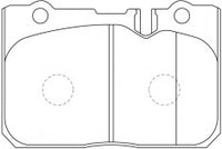 NIBK, Brake Pad, A-445K, PN1370, AKEBONO