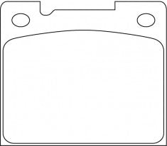 ผ้าเบรค NIBK 571204B PN0143 BENDIX EUR (019142)