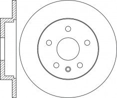 Rotor Disc, NIBK, 13501313, RN1685, CHEVROLET (016848)