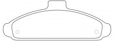 ผ้าเบรค NIBK 572371B PN0738 BENDIX EUR (017512)