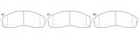 NIBK, Brake Pad, DB1489, PN0671, BENDIX AUS