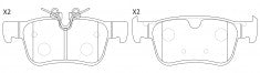 NIBK, Brake Pad, D1938-9163, PN0892, FMSI