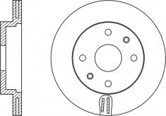 Rotor Disc, NIBK, 562169B, RN1127V, BENDIX (018991)