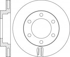 Rotor Disc, NIBK, 43512-26081, RN1358V, TOYOTA (018983)