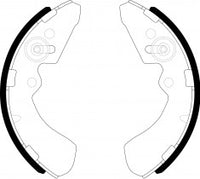 NIBK, Brake Shoes, MB277474, FN6678, MITSUBISHI