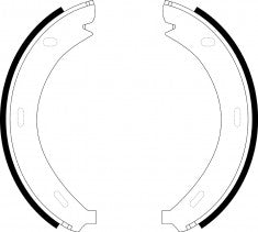 NIBK, Brake Shoes, 002.420.47.20, FN0571, MERCEDES-BENZ