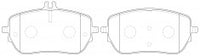 NIBK, Brake Pad, A000 420 6902, PN0762, MERCEDES-BENZ