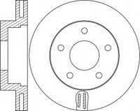 Rotor Disc, NIBK, 424937, RN1928V, CITROEN (016996)