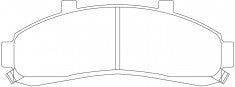 NIBK, Brake Pad, 7532, PN0179, BENDIX AUS