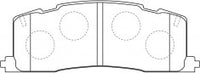 NIBK, Brake Pad, A-340K, PN1274, AKEBONO