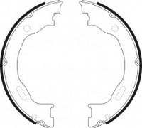 NIBK, Brake Shoes, 05103 204AA, FN0719, CHRYSLER