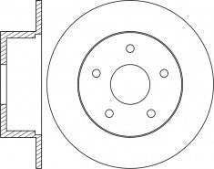 Rotor Disc, NIBK, 562148B, RN1149, BENDIX (017660)