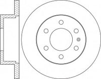 แผ่นโรเตอร์, NIBK, A9104230200, RN2135, Daimler AG (017816)