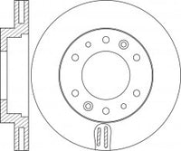 แผ่นโรเตอร์, NIBK, 51761-59000, RN2088V, HYUNDAI (017500)