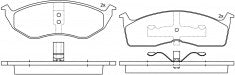 ผ้าเบรค NIBK 7470A PN0110 BENDIX AUS (016901)