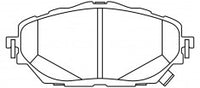 ผ้าเบรค, NIBK, D2065, PN1858, FMSI (018874)