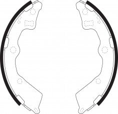 ผ้าเบรก NIBK, BS5048, FN0618, BENDIX AUS (017710)