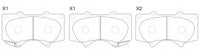ผ้าเบรค NIBK AN-690WK, PN1482, AKEBONO (018290)