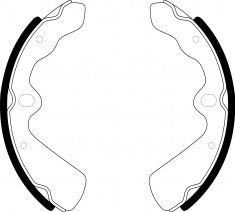 NIBK, Brake Shoes, K9932, FN9932, KASHIYAMA
