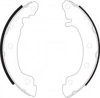 NIBK, Brake Shoes, 9950814, FN0591, ALFA ROMEO