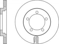 Rotor Disc, NIBK, 40206-0T600, RN1504V, NISSAN (018365)