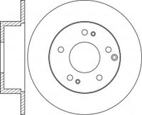 จานโรเตอร์, NIBK, 562454B, RN1176, BENDIX EUR (017517)