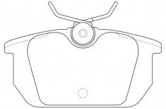 NIBK, Brake Pad, 0060765020, PN0246, ALFA ROMEO