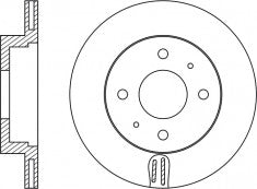 Rotor Disc, NIBK, 26300KE010, RN2010V, SUBARU (018769)