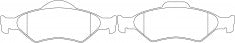 NIBK, Brake Pad, DB2018, PN0140, BENDIX AUS