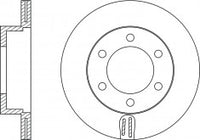 Rotor Disc, NIBK, 562168B, RN1128V, BENDIX (018793)