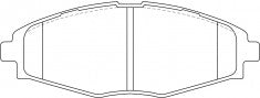 NIBK, Brake Pad, DB1368, PN0390, BENDIX AUS