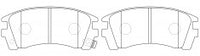 ผ้าเบรค NIBK, A-325WK, PN2225, AKEBONO (018047)