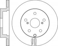 Rotor Disc, NIBK, 26700-SG000, RN1542V, SUBARU (018740)