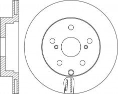 จานโรเตอร์, NIBK, 26700-SG000, RN1542V, SUBARU (018740)