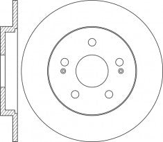 Rotor Disc, NIBK, 4615A125, RN1567, MITSUBISHI (018224)