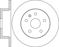 Rotor Disc, NIBK, 30769058, RN1771, VOLVO (019159)