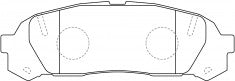 NIBK, Brake Pad, AN-467, PN1409, AKEBONO