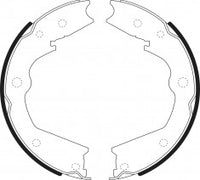 NIBK, Brake Shoes, 43153-STX-A01, FN0690, ACURA