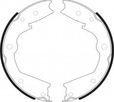 ผ้าเบรก, NIBK, 43153-STX-A01, FN0690, ACURA (009434)